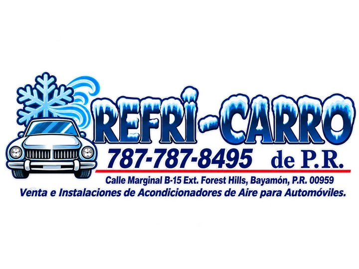 Refri-Carro de P.R., logotipo del taller
